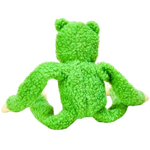 Brinquedo Sapo Chalesco para Cães – Pelúcia Interativa para Brincadeiras, Pertence a Família do Macaco.