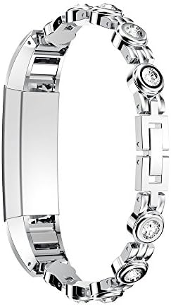 Fitbit Alta HR and Alta Bands Metal, Mosunx Milanese Stainless Steel Replacement Accessories Metal Small &amp; Large Band for Fitbit Alta HR and Alta (C)