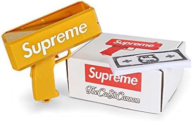 CASH MONEY GUN MAKING A CASH RAIN MONEY TOY GUN (Gold)