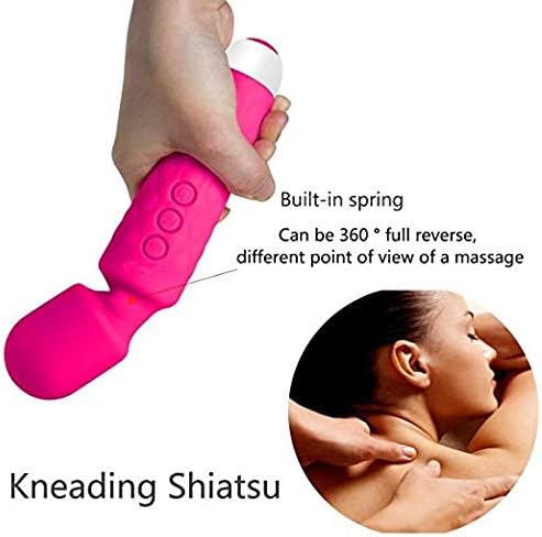 EELOVELY Feel Like The Same Personal Cordless Handheld Wand Mǎssager，Powerful Quiet Magic Rechargeable Wireless Waterproof Vibrating Mǎssager-Mini For Therapeutic Foot Scalp Back Waist Neck Muscle Ach