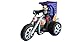 7 Foot Long Halloween Inflatable Grim Reaper on Motorcycle Lights Decor Outdoor Indoor Holiday Decorations, Blow up Lighted Yard Decor, Lawn Inflatables Home Family Outside