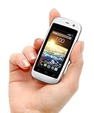 POSH MOBILE MICRO X, The Smallest Smartphone in the World, ANDROID UNLOCKED 2.4” GSM SMARTPHONE with 2MP Camera and 4GB of Storage. 1 Year warranty. (MODEL#: S240 WHITE)