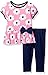 Gerber Baby Girls' Tunic and Legging Set, Pink Daisies, 3-6 Months
