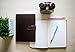 Creoly Rose Gold and Silver Cute Ballpoint Pen Gift Set For Women - Refillable Aesthetic Pen Set With Black Ink, by Elmina