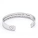 LParkin Stepmom Gifts Bracelets I Am Blessed To Have You In My Life mMother in Law Cuff Bracelet Godmother Gift (Cuff)