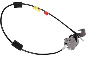 Unikpas Door Upper Latch with Cable compatible for Ford F150 1997-2003 F250 1997-1999 Extended cab rear left door replacement latch 6L3Z18264A27A