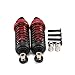 4pcs Front Rear Shock Absorber Kits for 1/18 RC Wltoys A959 A969 A979 K929 Parts Buggy Truck Rally Car Upgrades (Red)