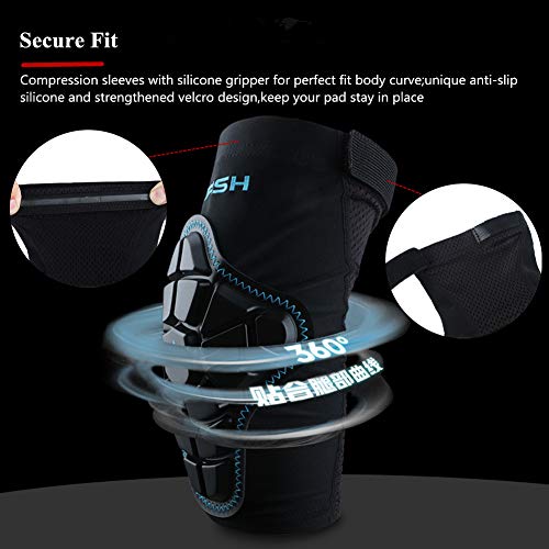 Atphfety Kids Knee Elbow Pads Soft Protective Pad,Knee Elbow Guard Sleeve for Safe Biking Rollerblading Skateboard Skating Scooter Sports