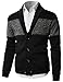 H2H Mens Casual Premium Slim Fit Knitted Jackets Thermal Warm Long Sleeve of Various Styles