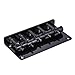 ammoon 5-saddle Bridge Set for 5 String Electric Bass Guitar Part Replacement