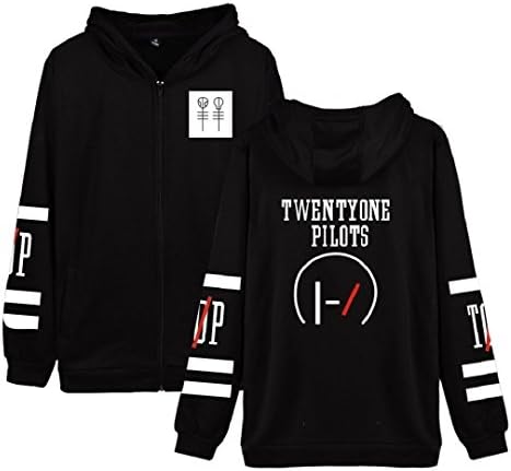 Meelanz Unisex Fashion Print Black Hoodie Costume
