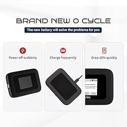 Qoutmcuy 【4500mAh】 Replacement Battery for