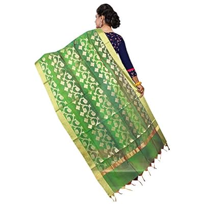 Women's Zari Work Indian Ethnic Banarasi formal party wear Dupatta Stole Scarf