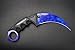FadeCase Karambit Elite - Sapphire - Real CSGO Knife Skin Counter Strike Global Offensive Full Tang Fixed Blade Unique Serial Number