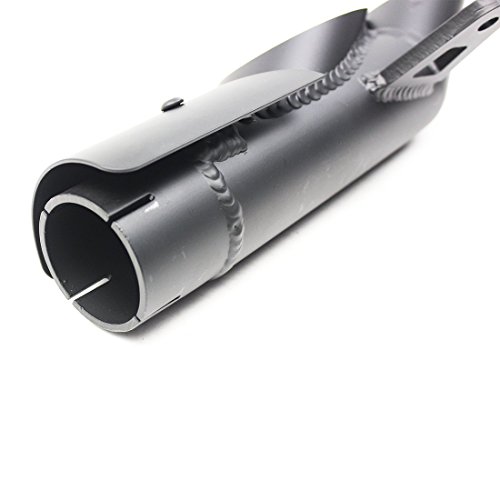 MGOD 38-51 mm Universal Motorcycle Exhaust Pipe Dual Tail Outlet Pipe Slip On Dirt Street Bike Motorcycle