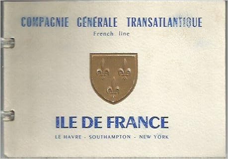 Amazon Fr Carnet 21 Cartes Postales Paquebot Ile De France Compagnie Generale Transatlantique French Line Veritables Photographies Livres