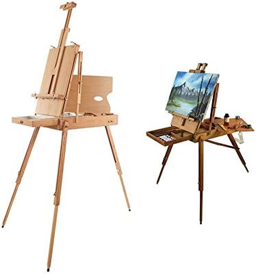 イーゼル絵画イーゼルスタンド ポータブルアートフロア三脚ブナイーゼル折りたたみ式デザイン調整可能な高