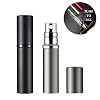 Refillable Perfume Atomizer 5ml Perfume Bottle, Mini Travel Atomizer Empty Portable Perfume Spray Bottle (Black and…