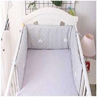 Crown Pattern 18030 Cm Crib Bumpers U L Shape Baby Bedding Set Cot