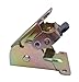 Btibpse Foldable Support Bracket Folding Bracket Legs Hinge Lock Extension Support Bracket Foldable Self Lock Hinges with Screws for Table Bed Legs Cold Rolled Steel (4)
