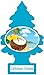 LITTLE TREES Car Air Freshener | Hanging Paper Tree for Home or Car | Carribbean Colada | 6 Pack