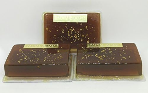 3 X Pineapple, Tamarind, Honey & Gold Handmade Soap 50 g.