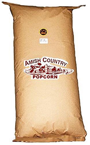 Amish Country Popcorn Hulless Gourmet Baby White (50 Pound Bag)