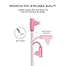 ANSEIP 90 Degree Lightning Cable 10ft of 3Pack iPhone Charge Cords Nylon Braided 8 Pin Lightning to USB Charger Cable, Data Transfer and Charging cable for Apple iPhone 7/6/5 iPad (Rose Gold)