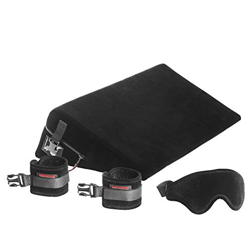 Liberator Black Label 24-Inch Wedge with Cuffs, Black Microfiber