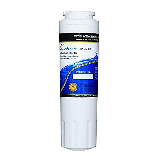 EXCELPURE EPUKF8001 Replacement Refrigerator Water Filter, Compatible with Maytag UKF8001