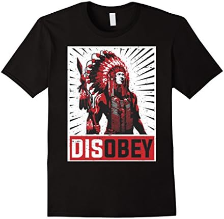 Men's Native American disobey Medium Black