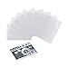 Honbay 20PCS Transparent Plastic Vertical ID Credit Card Holder Protector Sleeve