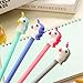 SENCOO 24 pcs Cute Cartoon Gel Black Ink Pens Assorted Style Writing Pens for Birthday Present School Prize Student Fun Girl Pens