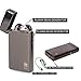 Electric Lighter Flameless Windproof Lighter, Electronic Pulse Double Arc Cigar Cigarette Lighter, Usb Rechargeable Lighter, No Gas Souvenir Cigarette Lighter Black Ice By CPENT