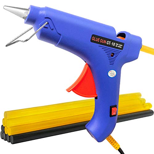 Winsall Hot Glue Gun, 100W Hot Melt Glue Gun with 10pcs Glue Sticks, High Power Heating Glue Gun for DIY, Home Quick Repairs, Dent Repair, Artistic Creation, More - Thumbnail 7