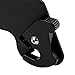 INNOGLOW Motorcycle Black Detachable Solid Steel Sissy Bar and Passenger Backrest for Harley Sportster XL 883 1200 2004-2018
