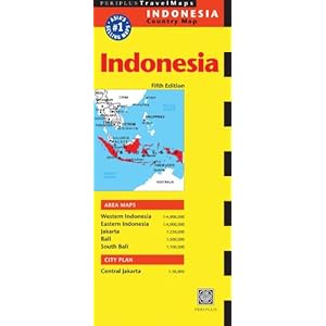 Indonesia Travel Map Landkaart – Gevouwen Kaart, 15 december 2013