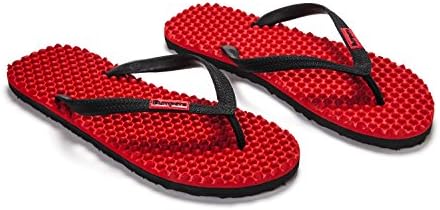 Massage Flip Flops For Men - Comfort Reflexology Footbed for Better Health, Pain Relief, Increase in Circulation & Energy. Relaxation Acupressure Plantar Fasciitis and Recovery Sandals For Men's With Anti-Slipping Sole
