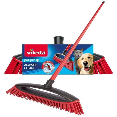 Vileda Always Clean Pet Pro Bürstenset, rot, mittel 2