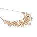 Jane Stone Fashion Statement Collar Necklace Vintage Openwork Bib Costume Jewelry