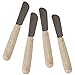 Creative Home Champagne Marble Spreaders Set (Set of 4), Beige