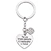 O.RIYA Jewelry Grandmother Grandaughter is Forever Keychain (Keychain)