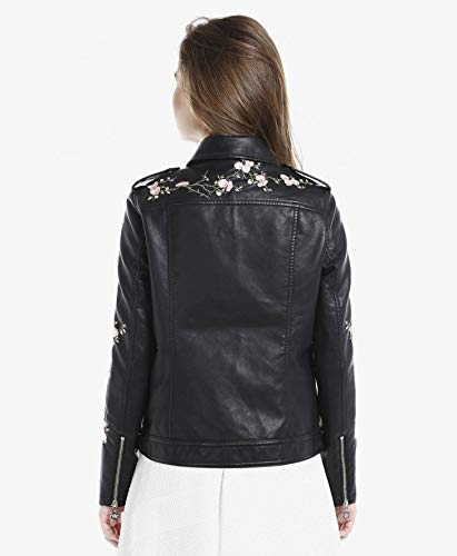 dj & c by fbb floral embroidered biker jacket