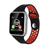 Smart Watch,SUNETLINK Touch Screen Bluetooth Smart Watch,Sport Smart Fitness Tracker Wrist Watch with Camera,Sweatproof Smart Watch with SIM TF Card Slot Compatible Samsung LG iOS Men Women Kids
