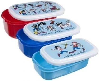 Tyrrell Katz Boite A Gouter Lunch Box Boite A Gouter Pirate Lot De 3 Amazon Fr Jeux Et Jouets