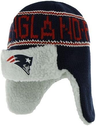 Nfl 47 Brand New England Patriots Yeti Earflap Hat Amazon Co Uk Sports Outdoors