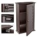 Topeakmart Bathroom/Kitchen Wall Mounted Single Louvered Door 3 Tier Adjustable Storage Shelf Medicine Cabinet/Cupboard