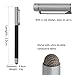 Transwon Ultra-Sensitive Capacitive Stylus Pen Compatible with Victbing 10, Hoozo 10, Lectrus 10.1, BeyondTab 10.1, Azpen 10, Dragon Touch K10, KUBI Fire 10, BENEVE 10.1, RCA Voyager III 7 - Black