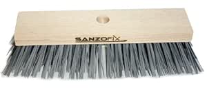 cepillo de alambre de alambre de acero - Escoba para mango de madera