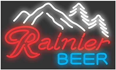 Custom made from order LED neon sign 20" x 12" x 2" - Rainier beer